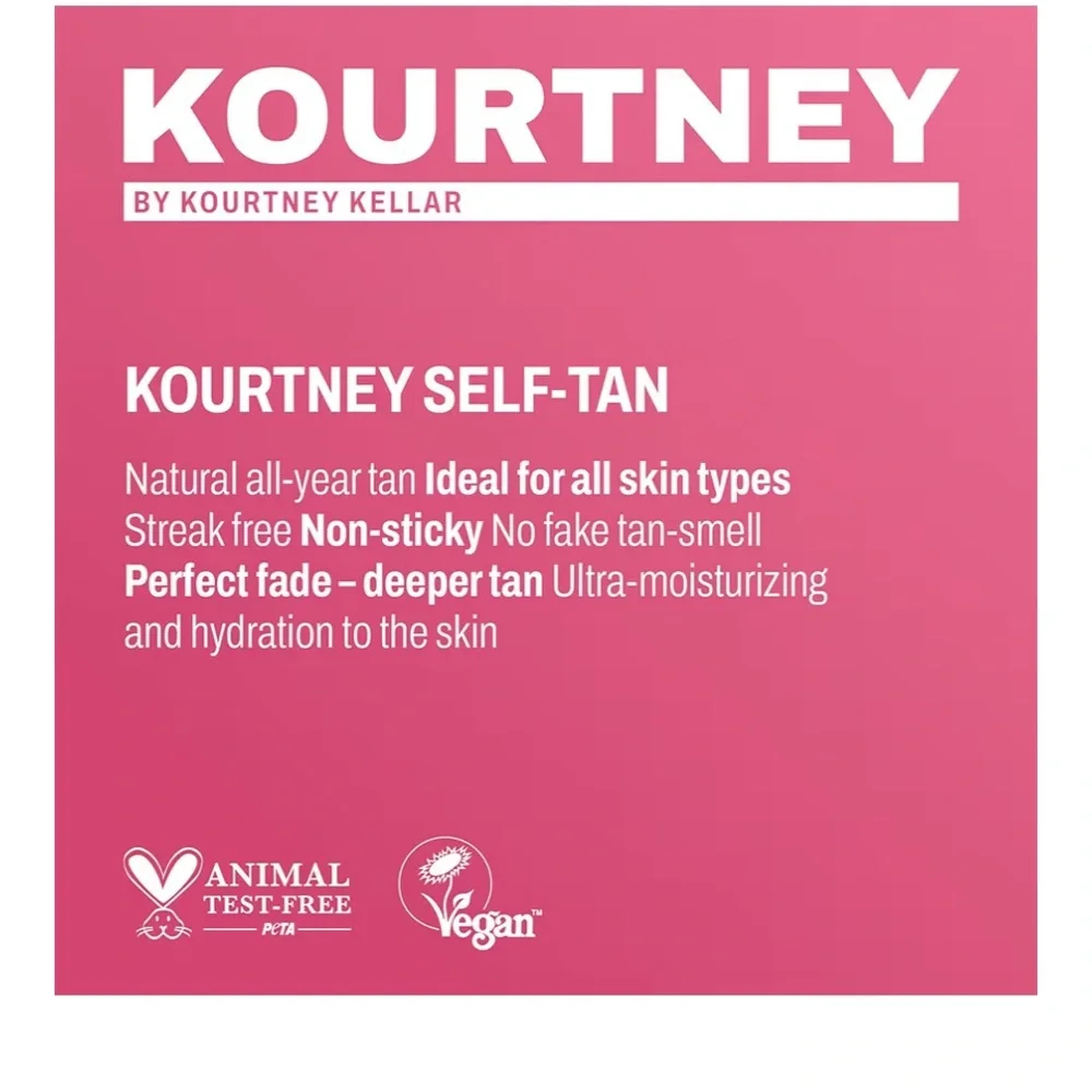 NWT Kourtney Keller Self Tan Mousse and mit set